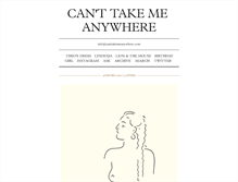Tablet Screenshot of canttakemeanywhere.com